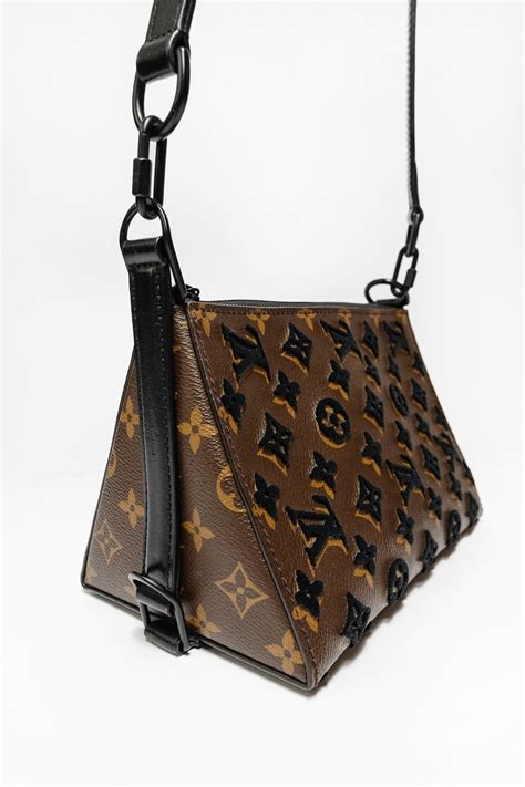 louis vuitton monogram tuffetage triangle messenger|Louis Vuitton Triangle Messenger Monogram Tuffetage .